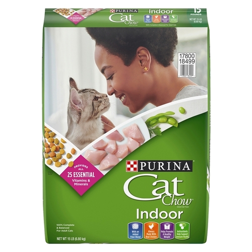Cat Chow 1780018499 Cat Food, Dry, 15 lb Bag