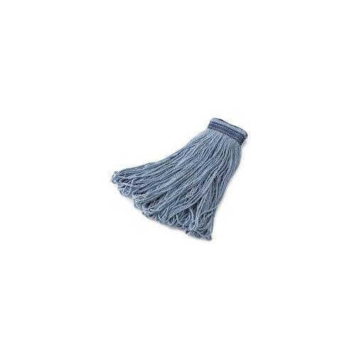 Rubbermaid FGE23600BL00 FGE23600 BL00 Wet Mop Head, 16 oz Capacity, Cotton/Synthetic, Blue