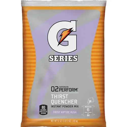 Thirst Quencher Instant Powder Sports Drink Mix, Powder, Riptide Rush Flavor, 51 oz Pack - pack of 14