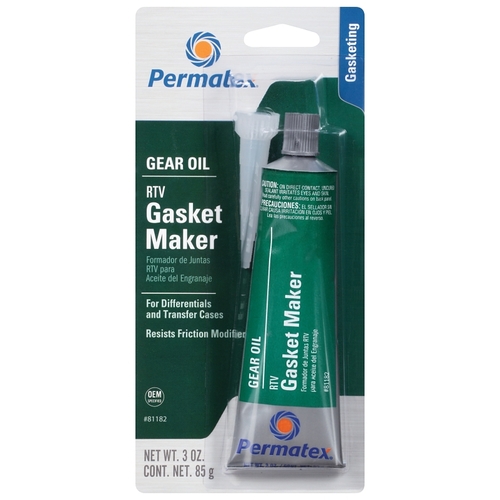 PERMATEX 81182 Gasket Maker, 3 oz Tube, Paste, Mild