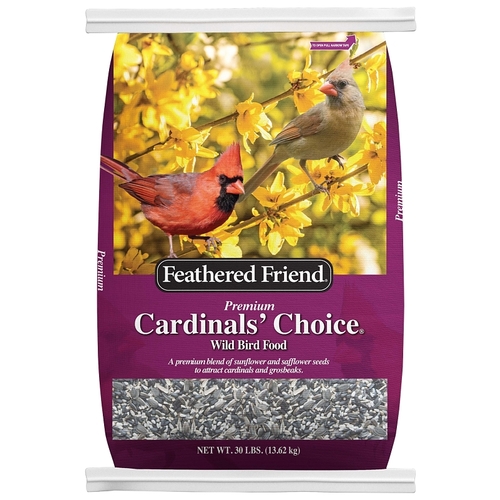 Feathered Friend 14411 Cardinal's Choice Series 14175 Wild Bird Food, Premium, 30 lb Bag