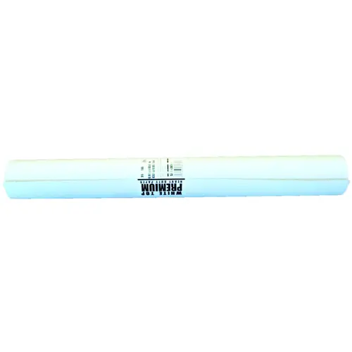 Floor Paper, 144 ft L, 36 in W, Paper, White, Floor Mounting