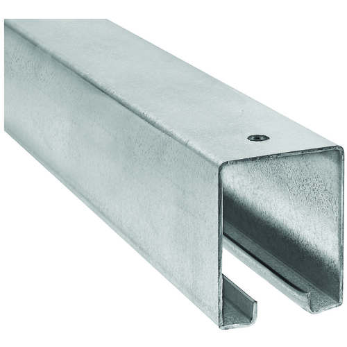 National Hardware N105-726 Box Rail, Steel, Galvanized, 1-57/64 in W, 2-13/32 in H, 8 ft L
