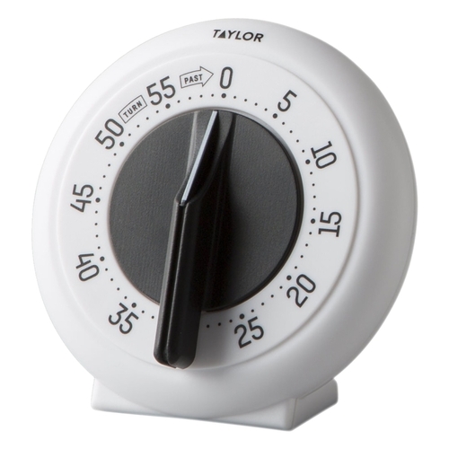 TAYLOR 5831N Timer, 60 min, White