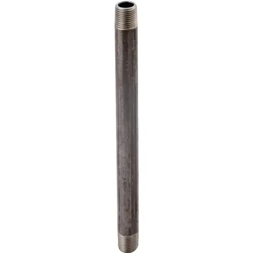 Pipe Nipple, 3/4 in, Male, Steel, SCH 40 Schedule, 5-1/2 in L