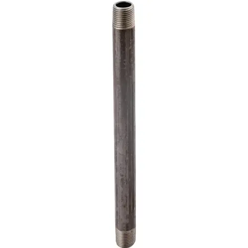 Pipe Nipple, 1/4 in, Male, Steel, SCH 40 Schedule, 2 in L