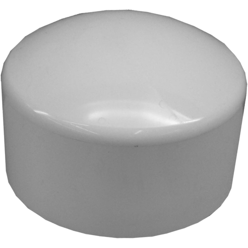 447040BC Pipe Cap, 4 in, Slip, PVC, SCH 40 Schedule