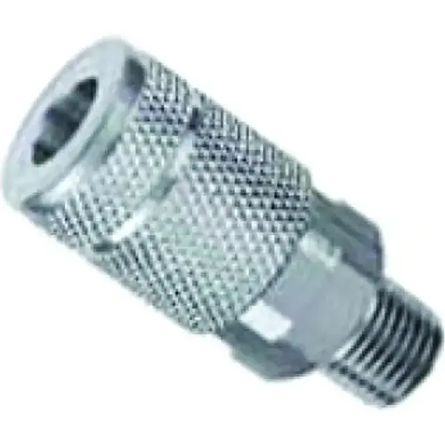 Tru-Flate 13-603 Coupler, 1/4 in, MNPT, Steel