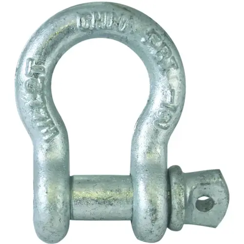 Fehr 1 Anchor Shackle, in Trade, 5.5 ton Working Load, Commercial Grade, Steel, Galvanized