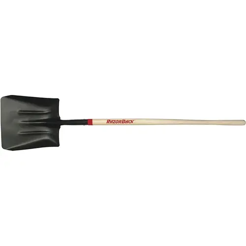 UnionTools 54246 Coal and Street Shovel, 13-1/2 in W Blade, 14-1/2 in L Blade, Steel Blade, Straight Handle