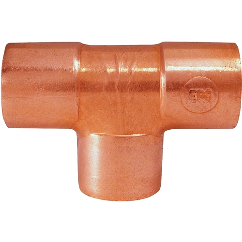 111 Series Pipe Tee, 3/4 in, Sweat, Copper