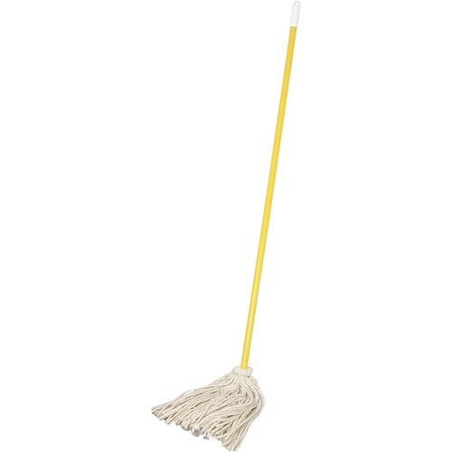 BIRDWELL 509-6 Mop Head with Swivel Cap, 48 in L, Cotton Mop Head