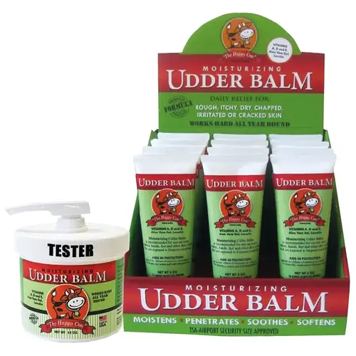 UDDER BALM 3255 Udder Care, Lemon, 3 oz Tube