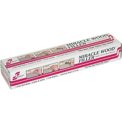 Miracle Wood Wood Filler, Putty, Strong Solvent, Natural, 1.75 oz Tube