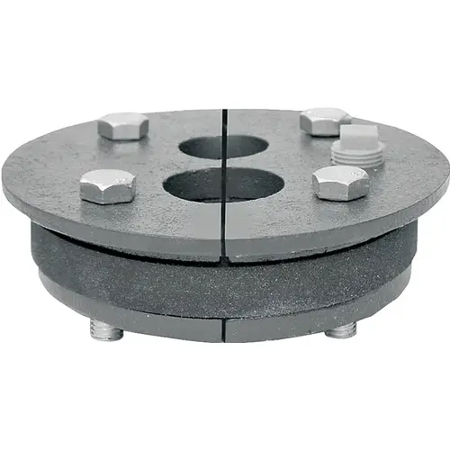 Double Drop Split Top Well Seal, Iron
