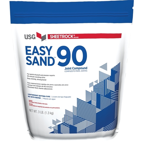 Easy Sand Joint Compound, Powder, Natural, 3 lb