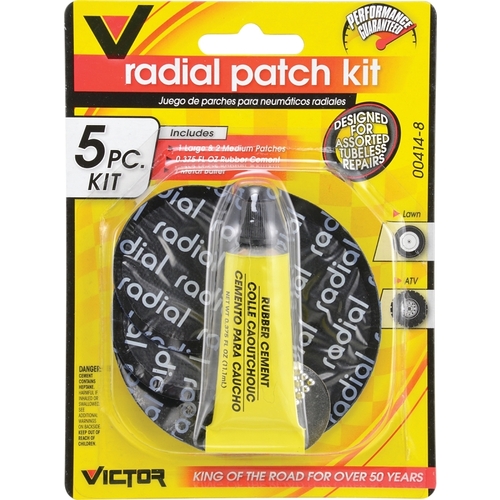 GENUINE VICTOR 22-5-08816-M 22-5-00414-8 Tire Patch Kit, Metal/Rubber