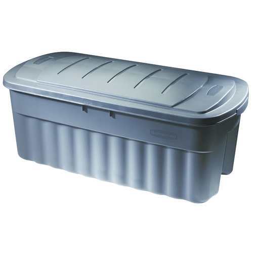 Roughneck Jumbo Storage Box, Polyethylene, Blue, 42.7 in L, 21.4 in W, 18 in H - pack of 4