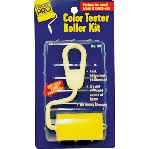 Color Tester Roller Kit, Plastic - pack of 24