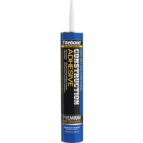 Construction Adhesive, Brown, 28 oz Cartridge