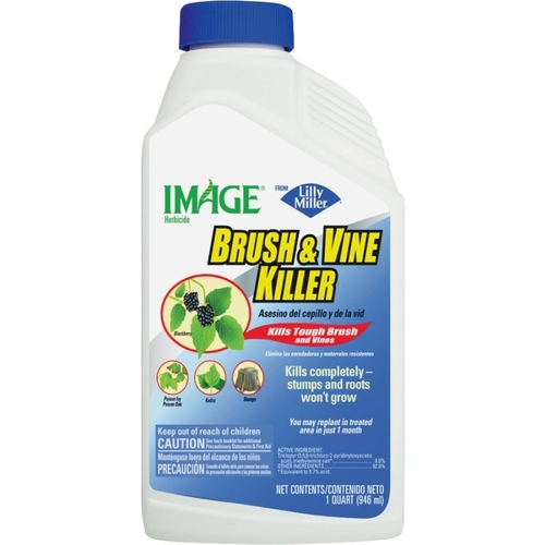 Image 100099398 Brush and Vine Killer, Liquid, Pale Pinkish, 32 oz Bottle