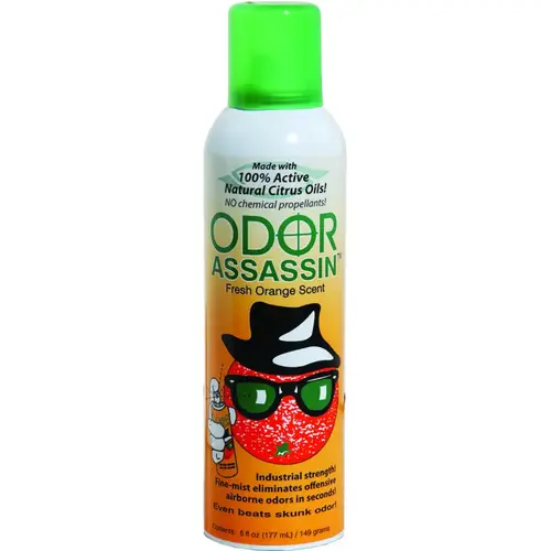 Odor Assasin 17061 Odor Eliminator, 6 oz Can Pale Yellow