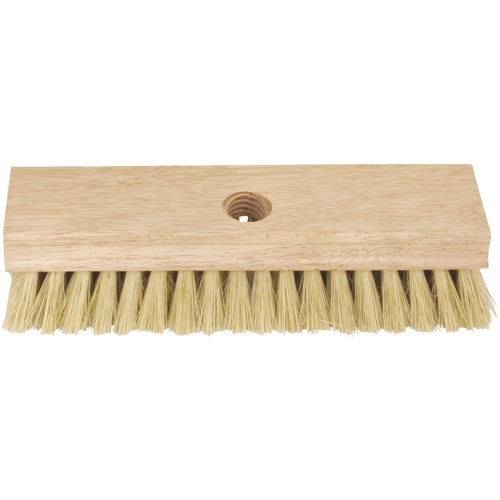DQB 11643 Acid Scrub Brush, 8 in Brush, 1-1/16 in L Trim, Hardwood Handle, 8 in OAL