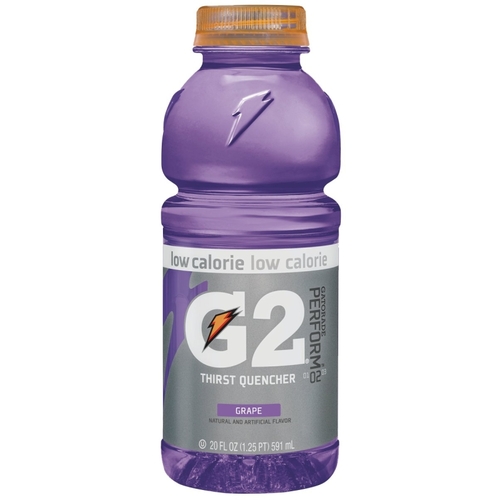 Thirst Quencher Sports Drink, Liquid, Grape Flavor, 20 oz Bottle