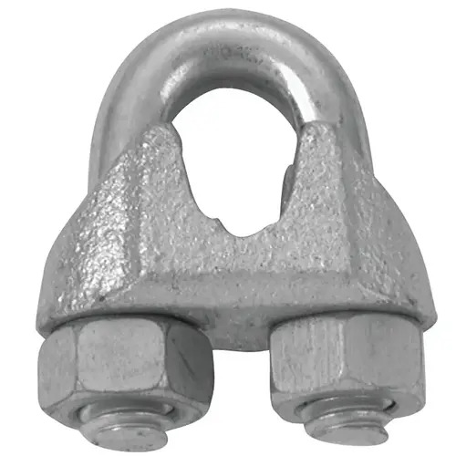 Wire Rope Clip, Malleable Iron, Galvanized