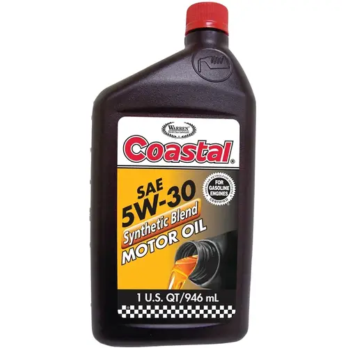 Warren 01701 Motor Oil, 5W-30, 946 mL Light Amber