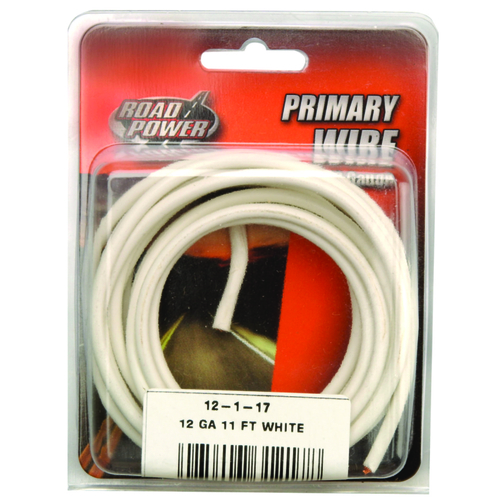 Coleman Cable 55671433/12-1-17 WIRE PRIM WHITE 11FT CD 12GA