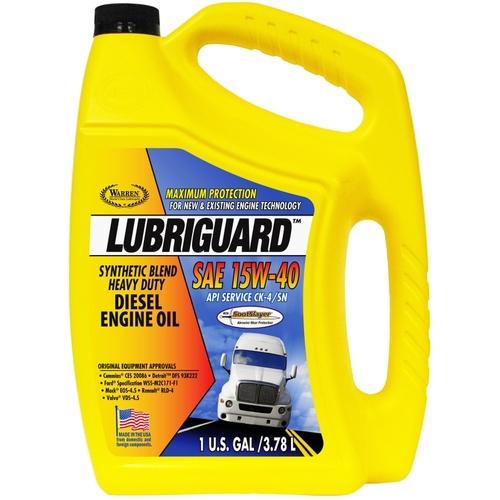 Lubriguard 704326 Heavy-Duty Diesel Engine Oil, 15W-40, 1 gal
