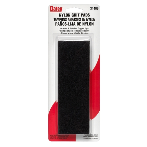 Oatey 31409 Grit Pad, Coarse, Nylon Abrasive - pack of 2