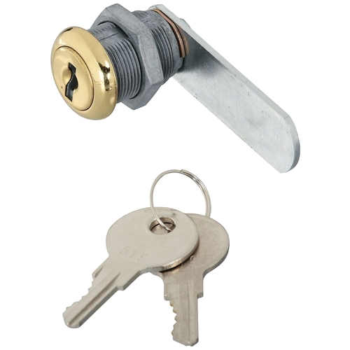 V825 Series Utility Lock, Keyed Lock, Steel/Zinc, Brass