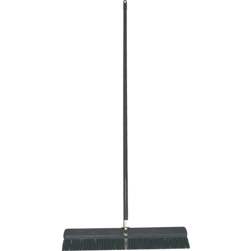 BIRDWELL 4027-4 Contractor Push Broom, 3 in L Trim, Polystyrene Bristle