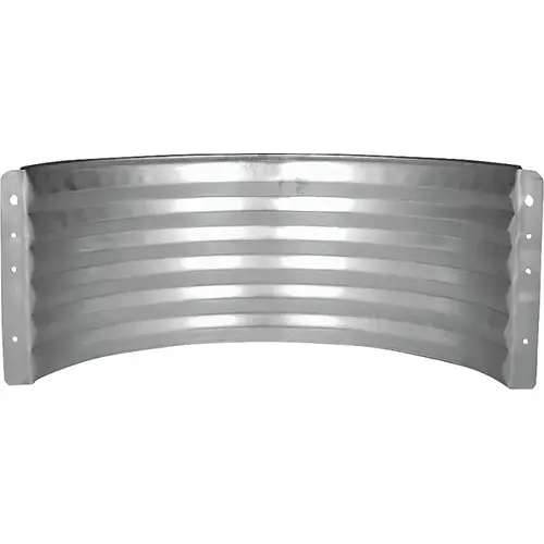 Marshall Stamping AWR18/682 Area Wall, 16 in L, 37 in W, 18 in H, Galvanized Steel