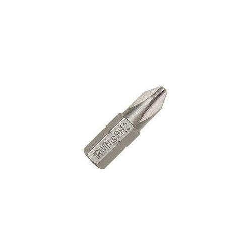 3510112C Insert Bit, #2 Drive, Phillips Drive, 1/4 in Shank, Hex Shank, 1 in L, High-Grade S2 Tool Steel - pack of 2