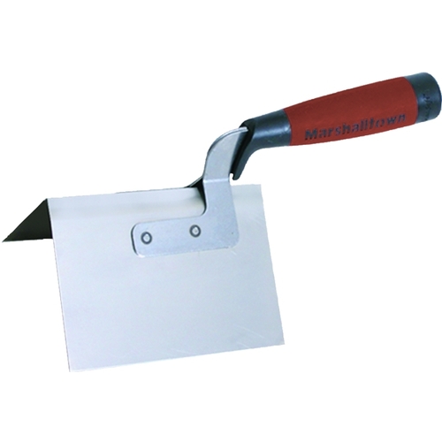 Drywall Corner Trowel, 3-3/4 in W Blade, 5 in L Blade, Steel Blade, DuraSoft Handle