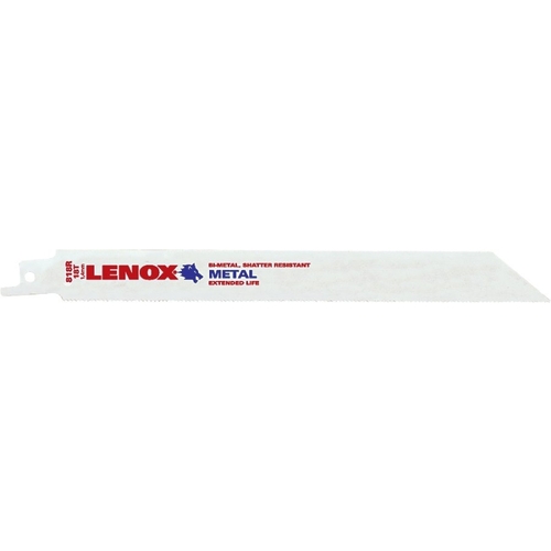 Lenox 20578818R Reciprocating Saw Blade, 3/4 in W, 8 in L, 18 TPI - pack of 5