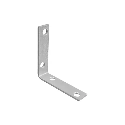 V115 Series Corner Brace, 2-1/2 in L, 5/8 in W, 2-1/2 in H, Galvanized Steel - pack of 4