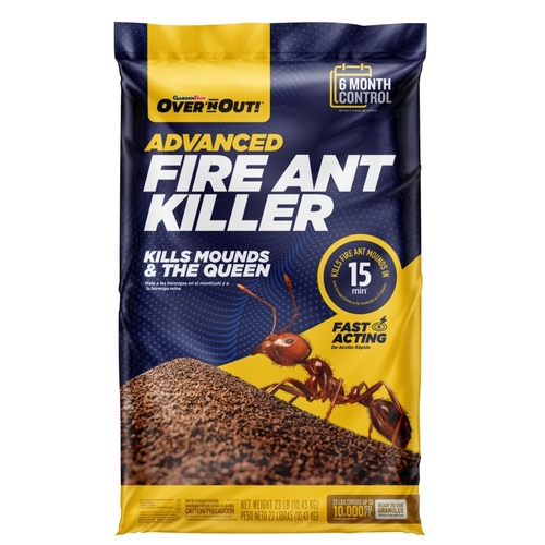 Over'n Out 100515681 100522662 Fire Ant Killer, Solid, 23 lb