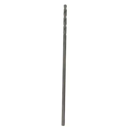 Drill Bit, 5/16 in Dia, 12 in OAL, Extra Length, Spiral Flute, Straight Shank Black Oxide