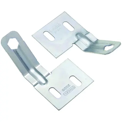 V391A Series Folding Door Aligner, Steel, Zinc - pack of 2