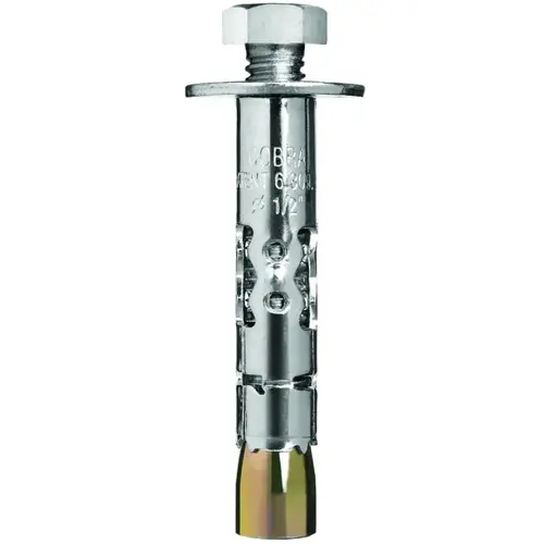 COBRA 603R Sleeve Anchor, 3/8 in Dia, 2 in L, 750 lb, Steel, Plated - pack of 4