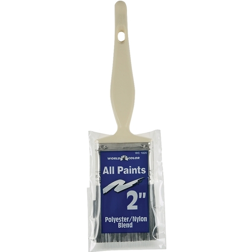 Paint Brush, 2 in W, 2-1/4 in L Bristle, Varnish Handle