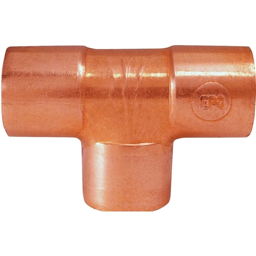 EPC 80010 Pipe Tee, 3/4 in, Sweat, Copper - pack of 10