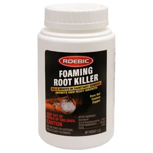 Roebic FRK 6 Root Killer, Granular, 1 lb Can Brown/White