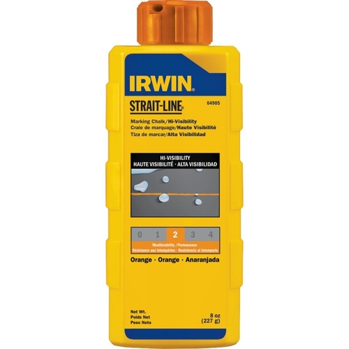Irwin 64905ZR 64905 Marking Chalk Refill, Orange, Temporary