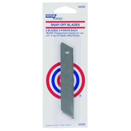 Replacement Knife Blade, 18 mm, 8-Point - pack of 5