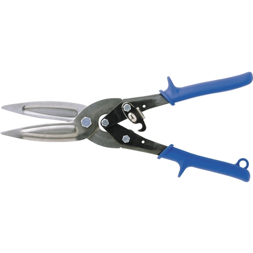 Utility Snip, 11-3/4 in OAL, 3-1/8 in L Cut, Compound Cut, Steel Blade, Double-Dipped Handle